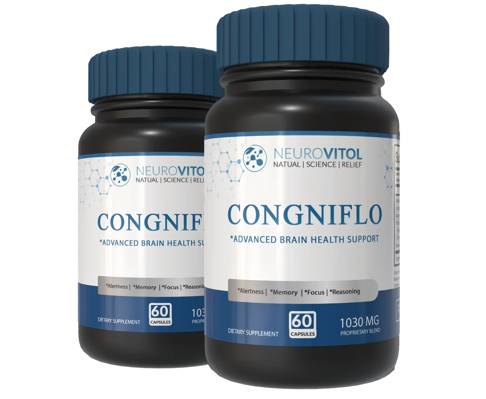 Two bottle NeuroVitol Congniflo package